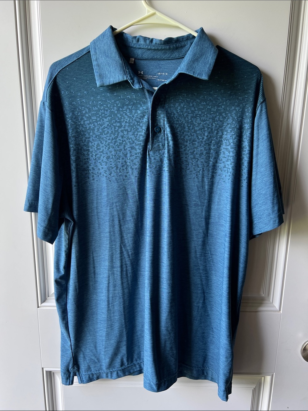 Men's Under Armour Blue and dark blue Short-Sleeve Polo